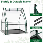 mini greenhouse with waterproof pad, 36" x 36", close-up detail