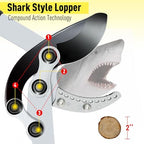 tree branch cutter garden shears set, loppers for shown in use