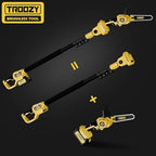electric 2-in-1 cordless pole saw & 6" chainsaw, front angle view