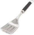 Weber Premium Turner (46cm), Made of Stainless Steel, with Anti-Slip Comfort Grip, Angled Neck, Dishwasher Safe - Black/Silver (6761)
