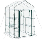 vevor walk-in greenhouse, 54" x 54" x 77.2", view 9