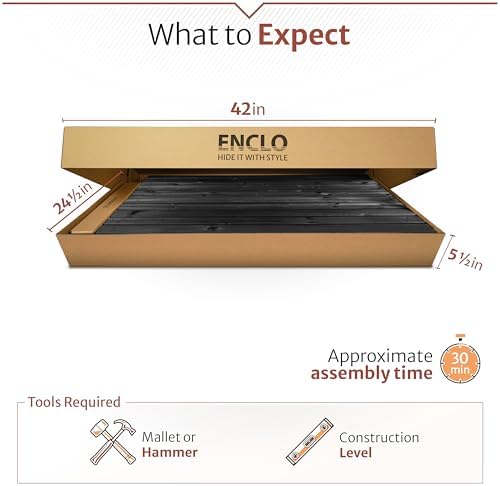 enclo aspen privacy screen, charcoal wood diy no on a desk or shelf