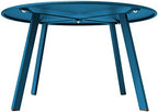 grand patio 28-inch round steel coffee table, outdoor on a desk or shelf