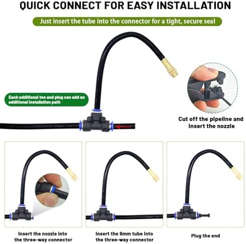 thiswing 360° adjustable drip irrigation system with 22, package contents