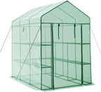 vevor walk-in greenhouse, 54" x 81.1" x 77.2", view 9