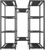 metal heavy duty plant stand indoor outdoor,10 tier shown in use