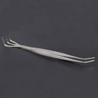 2 in 1 Bonsai Tweezers with Root Rake, 8.3 inch Stainless Steel Gardening Tongs for Plant Care, Repotting, and Precision Weeding, Anti-Slip Grip Tool for Beginners and Enthusiasts