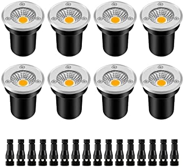 zuckeo low voltage landscape lighting led well lights, main product view