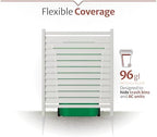 enclo waverly privacy screen, white vinyl diy no on a desk or shelf