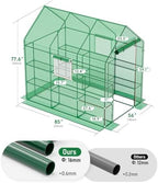 specilite 56×85×77inch walk-in greenhouse for outdoors garden plant, package contents