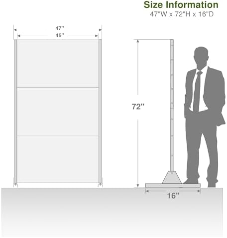 casaphoria metal privacy screen outdoor, 72" h x on a desk or shelf