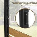 yardenaler 78” w x 48” h wooden air, side view