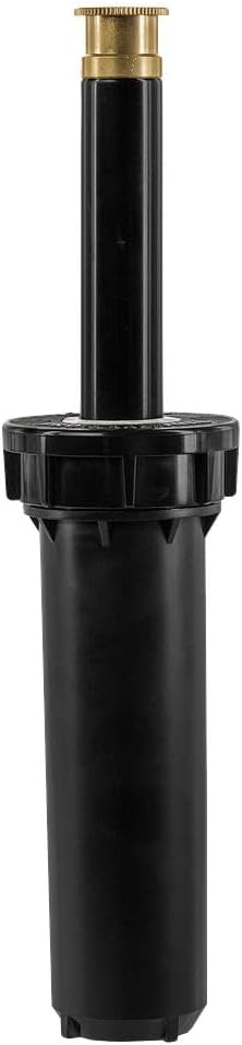 Orbit 80312 4-inch Professional Pressure-Regulating Pop-Up Spray Head Sprinkler with 15-Foot Brass Nozzle, Full Spray