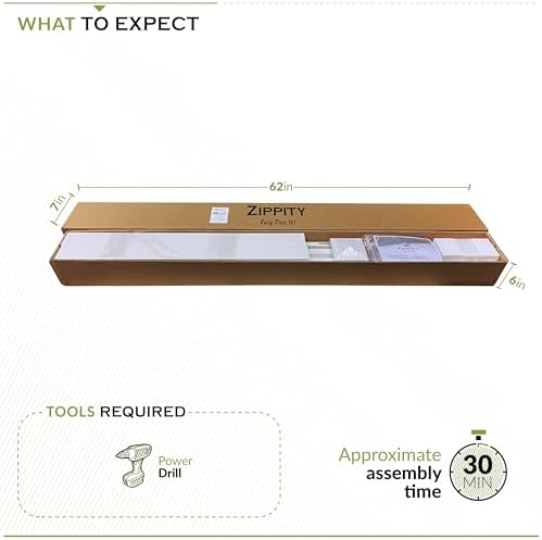 zippity davidson portable event fence, white vinyl freestanding on a desk or shelf