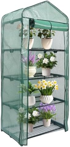 maxworks 4-tier portable walk-in greenhouse – 27" x, main product view