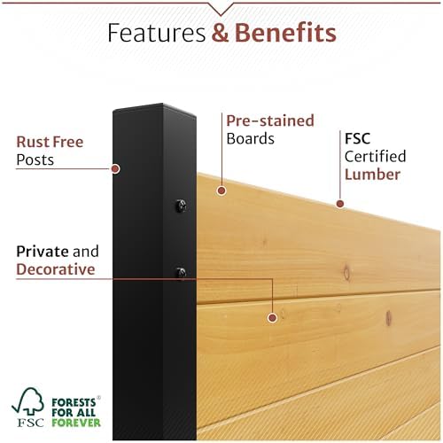 enclo richmond privacy screen, cedar wood, diy no, close-up detail