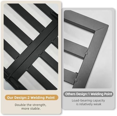 plant stand, foldable metal shelf, indoor outdoor,black showing dimensions