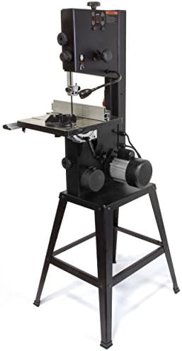wen band saw with stand, 10-inch, 3.5-amp, two-speed, close-up detail