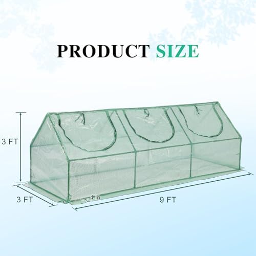 bps 9 x 3 x 3 ft 3-in-1 showing dimensions