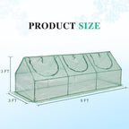 bps 9 x 3 x 3 ft 3-in-1 showing dimensions