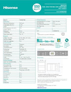 hisense 8,000 btu doe/sacc (10,000 ashrae) portable air showing dimensions
