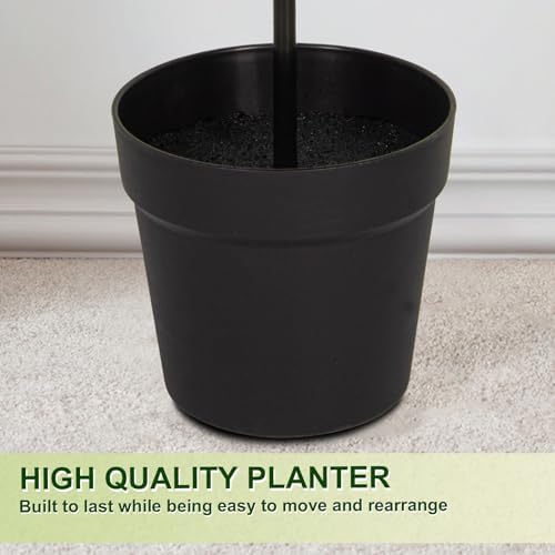 vivatrees 3ft uv-resistant artificial triple ball boxwood topiary on a desk or shelf