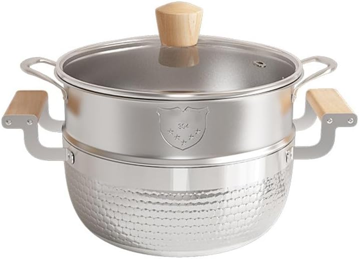 Stainless Steel Snow Pan Is Not Sticky Household Ears Steamed Noodles Pot Soup Milk Cooking