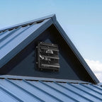 vevor 10'' exhaust fan, wall mounted attic fan, front angle view