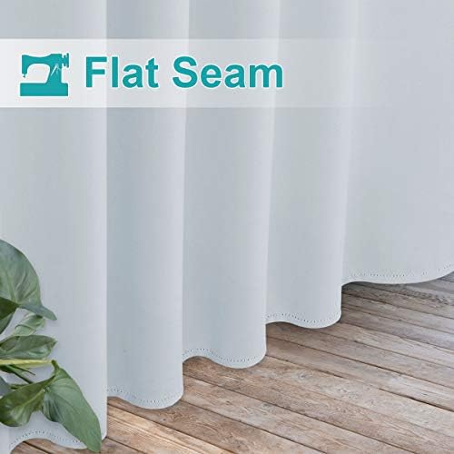 nicetown 2 panels patio curtainss outdoor waterproof with on a desk or shelf