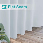 nicetown 2 panels patio curtainss outdoor waterproof with on a desk or shelf