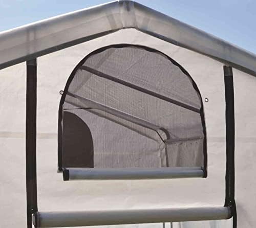 shelterlogic 70658 greenhouse-in-a-box flow peak roof style easy, package contents
