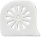 Rada Cutlery 2-Piece Daisy PanMate Scrapers (B300) | Nylon Food Scraper, 2.5" x 3", White