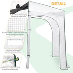 eagle peak 9x4 easy setup pop up greenhouse shown in use