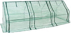 sunnydaze outdoor portable mini cloche greenhouse with 3, view 9