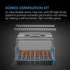 ac infinity humidity dome kit 5x8 w/ led shown in use