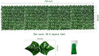 bybeton 40"x160"(44sqft) ivy privacy screen uv-anti fade-proof fence, close-up detail