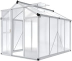 garvee 6x8 ft greenhouse - large aluminum greenhouses on a desk or shelf