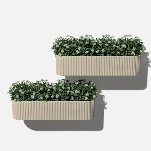 veradek demi series railing planter - round window, view 9