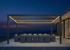 purple leaf 92ks aluminum pergola 10' x 16' shown in use