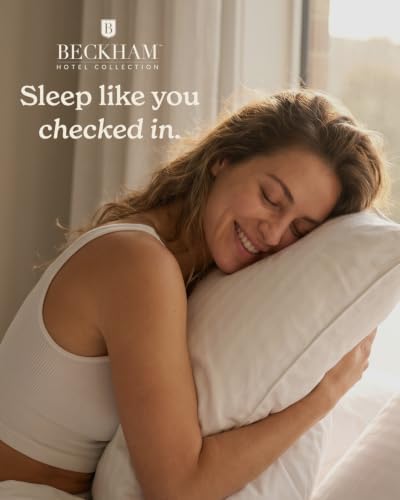 beckham hotel collection bed pillows king size set, view 9