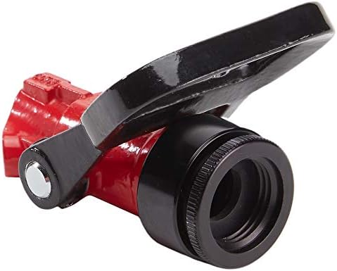 aluminum adjustable fan stream nozzle (ght / 1", front angle view
