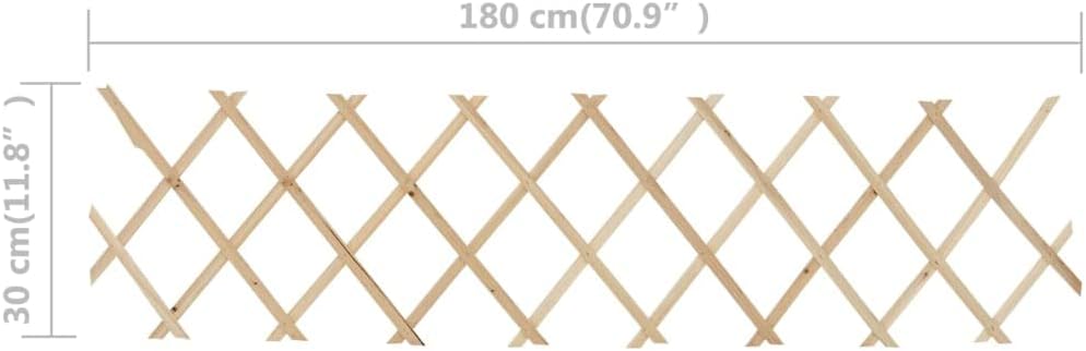 vidaxl trellis fences 5 pcs firwood 70.9" x11.8 on a desk or shelf