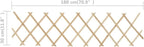 vidaxl trellis fences 5 pcs firwood 70.9" x11.8 on a desk or shelf