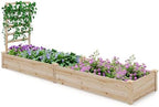 s afstar raised garden bed with trellis &, view 9