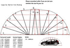 ikuby retractable carport – foldable lockable car shelter shown in use