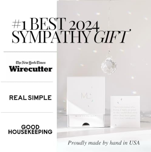 memorialight sympathy gift for loss of loved ones shown in use