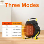 outdoor heater for patio, 1500w electric garage outdoor, close-up detail