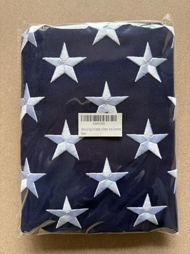 american flag for outside 3x5 ft, deluxe heavy shown in use