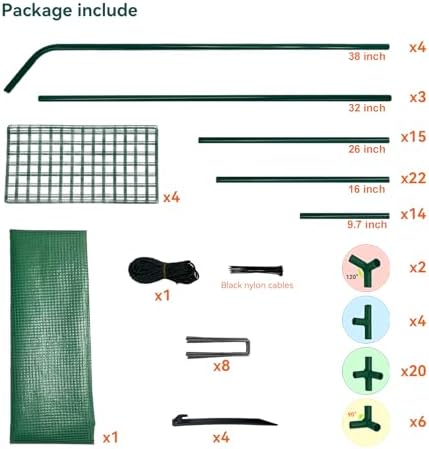walk in greenhouse with shelves,walk-in plant plastic green, front angle view
