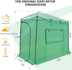 eagle peak 10x5 easy setup pop up greenhouse, close-up detail
